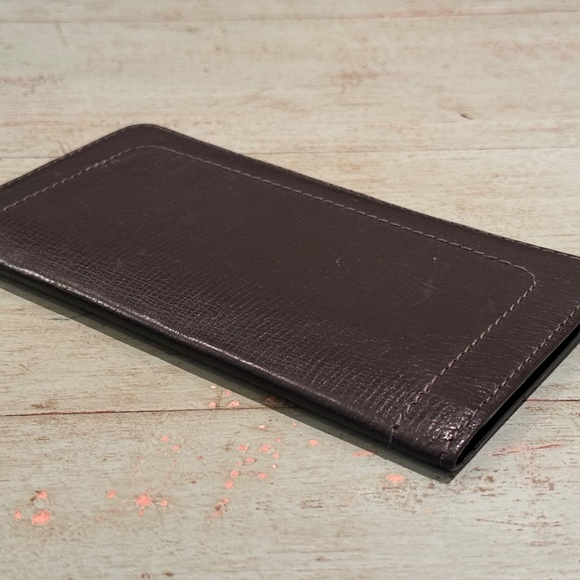 Louis Vuitton Porte Valeurs Cartes Brazza Black Pebbled Leather Wallet - Picture 10 of 11